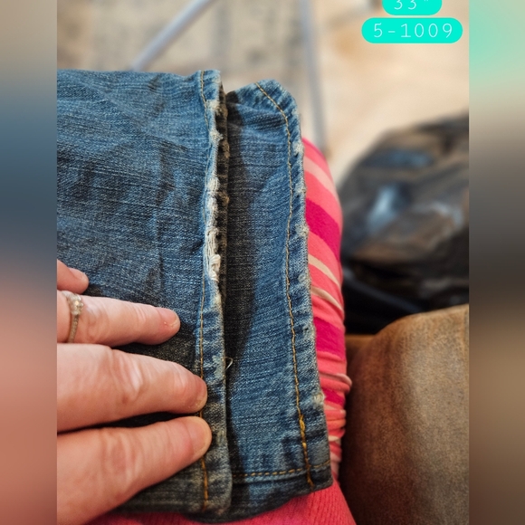 LR Geans Classic Blue Denim Jeans Sz 40x33 5-1009 - Picture 11 of 11